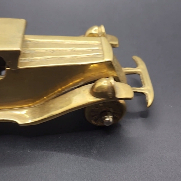 VTG 3D Brass Antique Car Model, vehicle Model, home decor, office decor - Picture 7 of 14